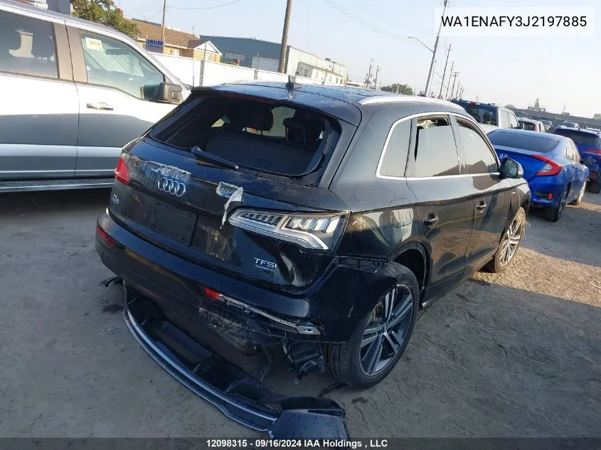 2018 Audi Q5 VIN: WA1ENAFY3J2197885 Lot: 12098315