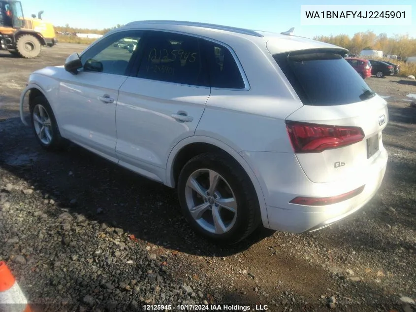 2018 Audi Q5 VIN: WA1BNAFY4J2245901 Lot: 12125945