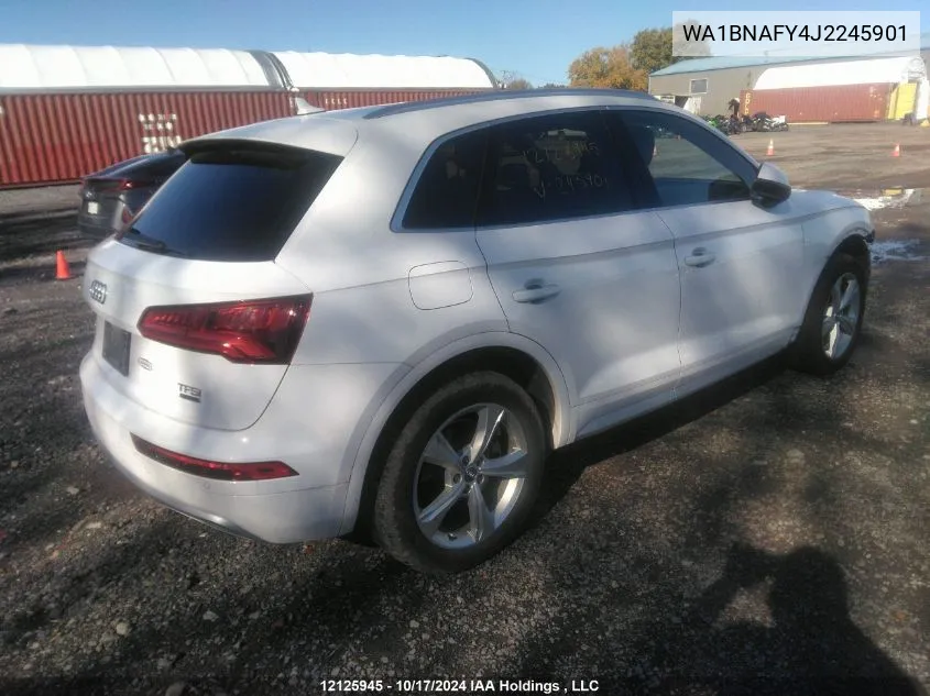 2018 Audi Q5 VIN: WA1BNAFY4J2245901 Lot: 12125945