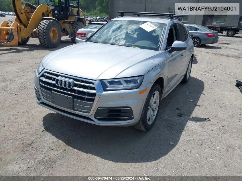 2018 Audi Q5 VIN: WA1BNAFY9J2104001 Lot: 39479474