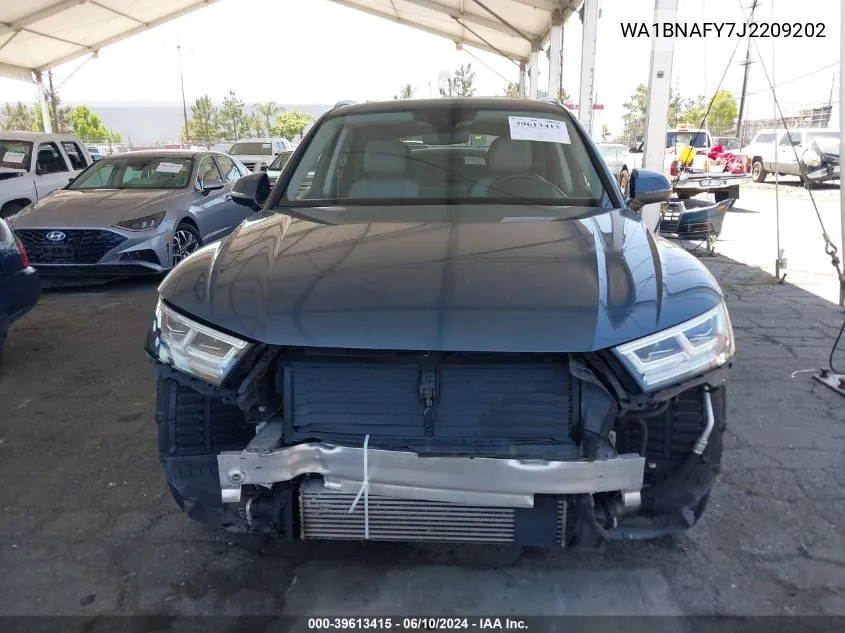 WA1BNAFY7J2209202 2018 Audi Q5 2.0T Premium/2.0T Tech Premium