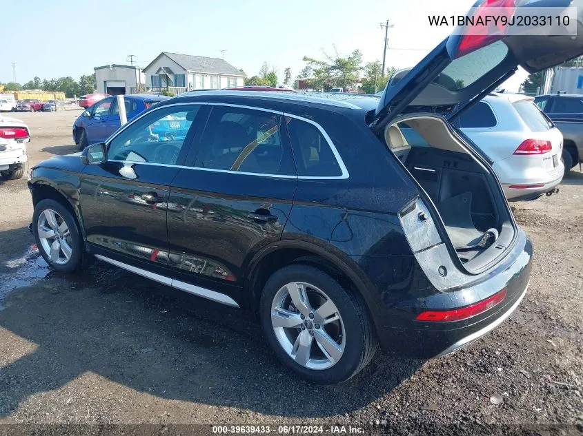 WA1BNAFY9J2033110 2018 Audi Q5 2.0T Premium/2.0T Tech Premium