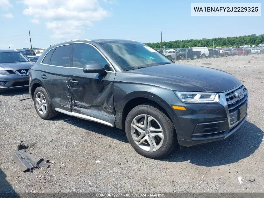 2018 Audi Q5 2.0T Premium/2.0T Tech Premium VIN: WA1BNAFY2J2229325 Lot: 39672277