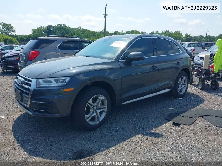 2018 Audi Q5 2.0T Premium/2.0T Tech Premium VIN: WA1BNAFY2J2229325 Lot: 39672277