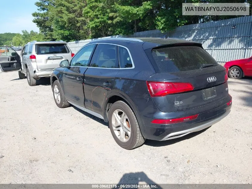 2018 Audi Q5 2.0T Premium/2.0T Tech Premium VIN: WA1BNAFY0J2050698 Lot: 39682175