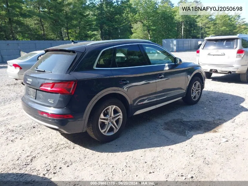 2018 Audi Q5 2.0T Premium/2.0T Tech Premium VIN: WA1BNAFY0J2050698 Lot: 39682175