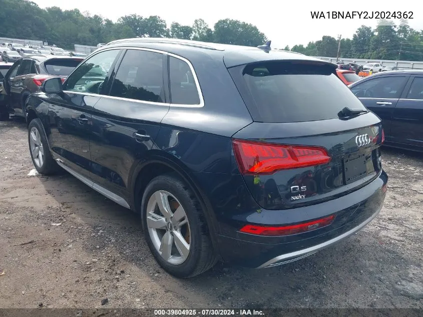 WA1BNAFY2J2024362 2018 Audi Q5 2.0T Premium/2.0T Tech Premium