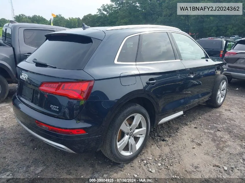 WA1BNAFY2J2024362 2018 Audi Q5 2.0T Premium/2.0T Tech Premium