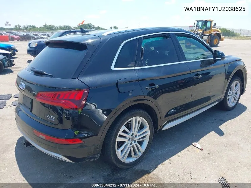 WA1BNAFY1J2038625 2018 Audi Q5 2.0T Premium/2.0T Tech Premium