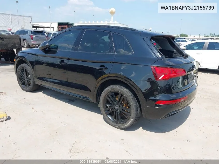 2018 Audi Q5 2.0T Premium/2.0T Tech Premium VIN: WA1BNAFY3J2156739 Lot: 39939051