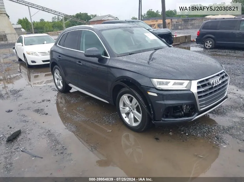 2018 Audi Q5 2.0T Premium VIN: WA1BNAFY5J2030821 Lot: 39954839