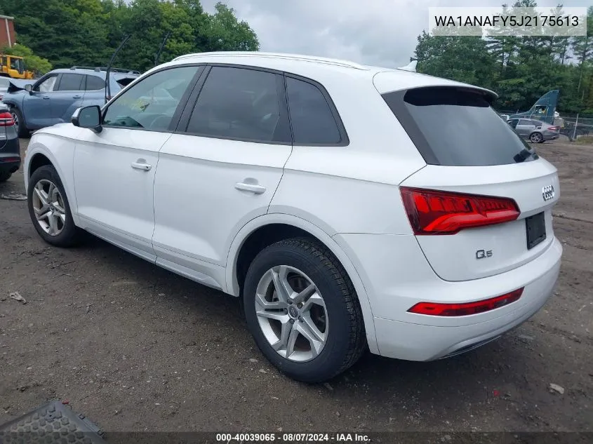 WA1ANAFY5J2175613 2018 Audi Q5 2.0T Premium/2.0T Tech Premium