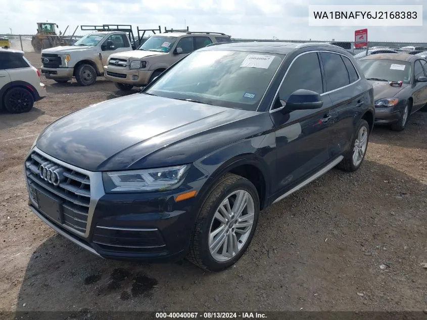 2018 Audi Q5 2.0T Premium/2.0T Tech Premium VIN: WA1BNAFY6J2168383 Lot: 40040067