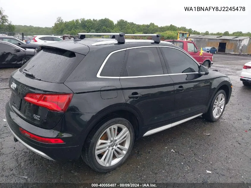 WA1BNAFY8J2245478 2018 Audi Q5 2.0T Premium/2.0T Tech Premium