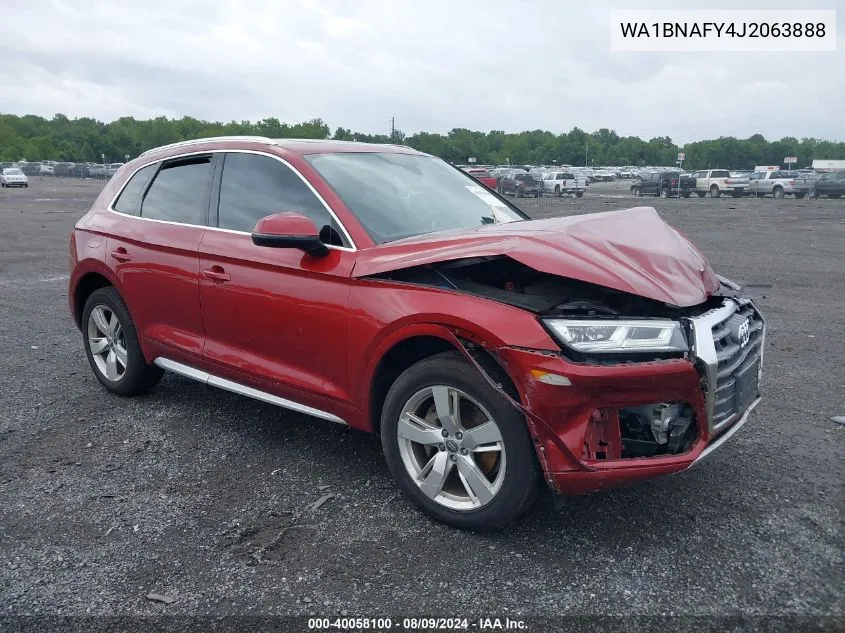 WA1BNAFY4J2063888 2018 Audi Q5 2.0T Premium/2.0T Tech Premium