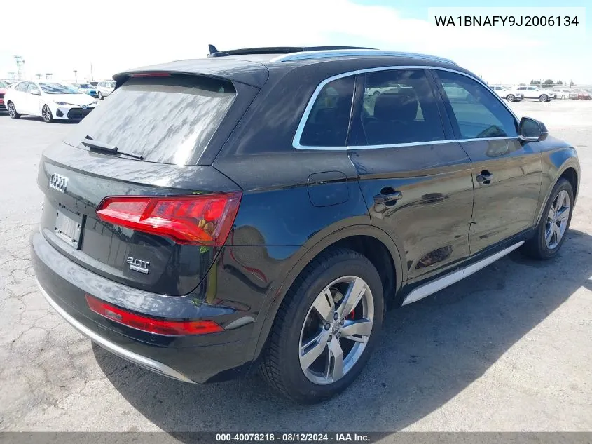 2018 Audi Q5 2.0T Premium/2.0T Tech Premium VIN: WA1BNAFY9J2006134 Lot: 40078218