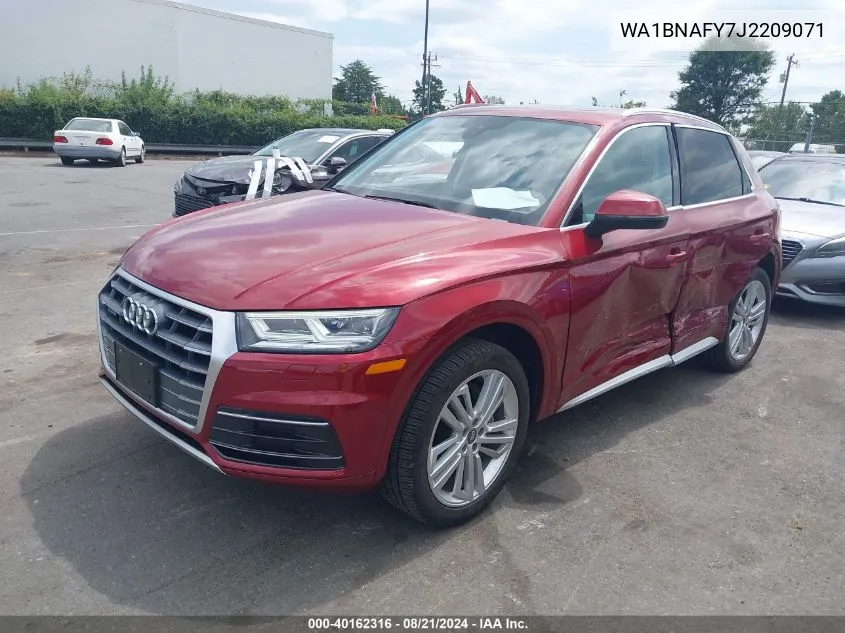 WA1BNAFY7J2209071 2018 Audi Q5 2.0T Premium/2.0T Tech Premium