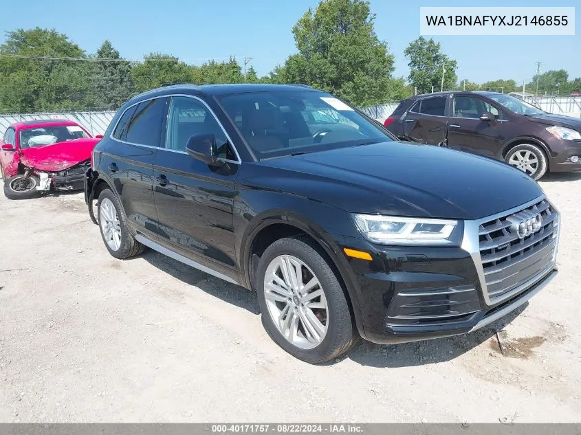 2018 Audi Q5 2.0T Premium/2.0T Tech Premium VIN: WA1BNAFYXJ2146855 Lot: 40171757