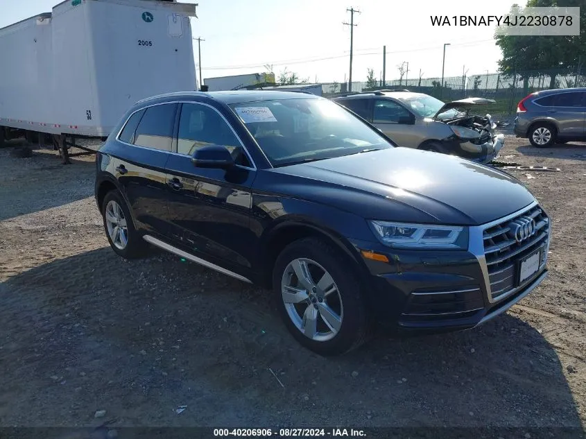 2018 Audi Q5 2.0T Premium/2.0T Tech Premium VIN: WA1BNAFY4J2230878 Lot: 40206906