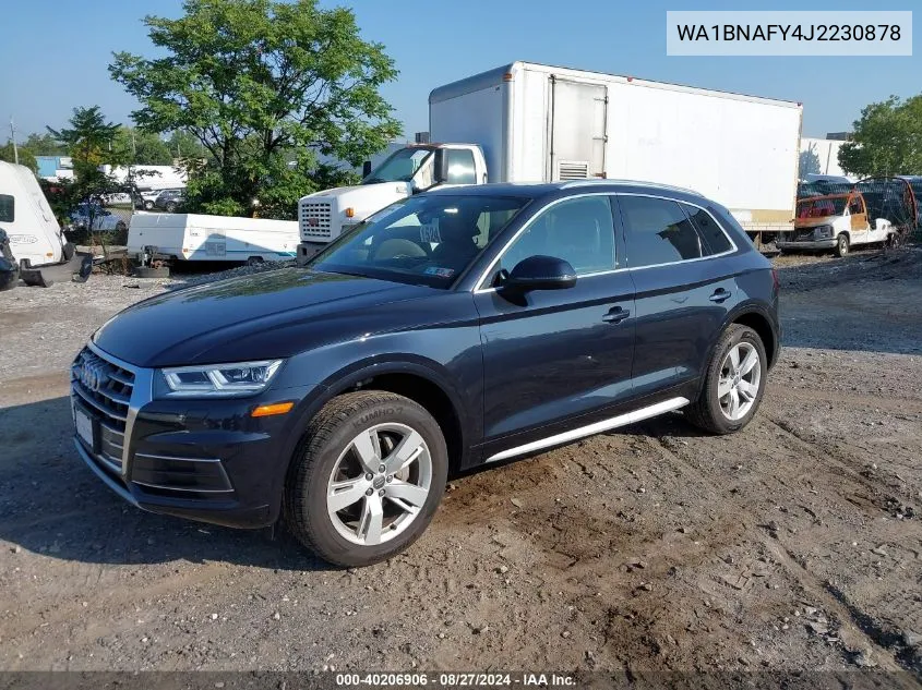 2018 Audi Q5 2.0T Premium/2.0T Tech Premium VIN: WA1BNAFY4J2230878 Lot: 40206906