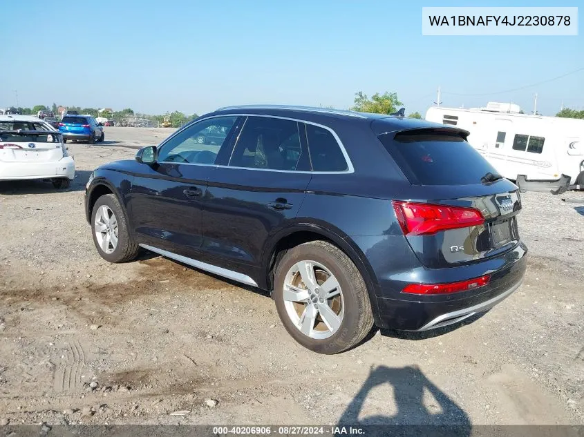 2018 Audi Q5 2.0T Premium/2.0T Tech Premium VIN: WA1BNAFY4J2230878 Lot: 40206906