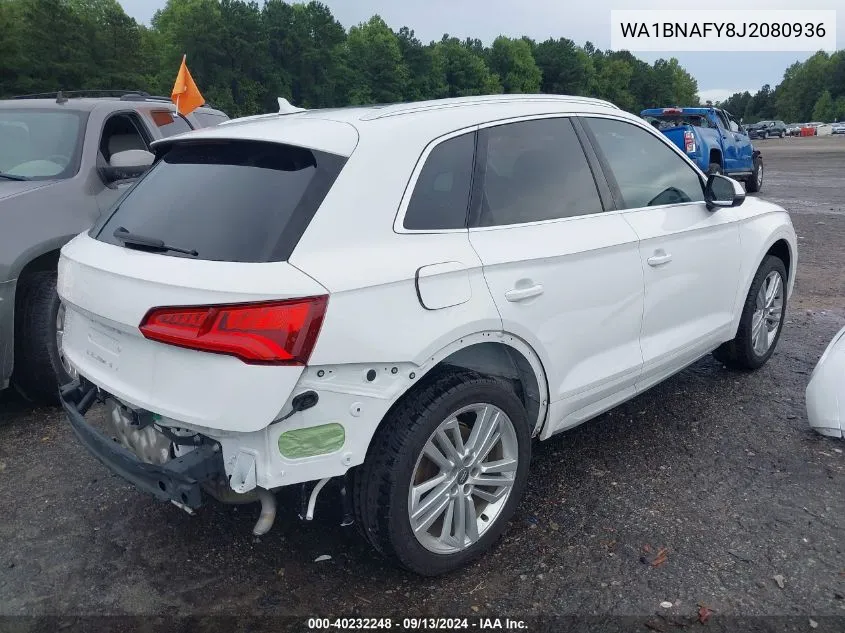 WA1BNAFY8J2080936 2018 Audi Q5 2.0T Premium/2.0T Tech Premium