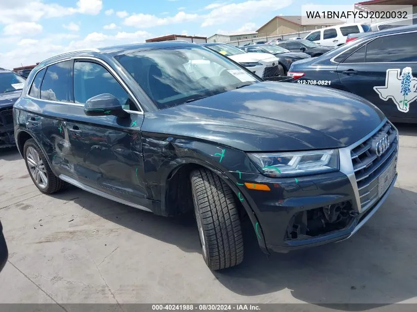 2018 Audi Q5 2.0T Premium/2.0T Tech Premium VIN: WA1BNAFY5J2020032 Lot: 40241988