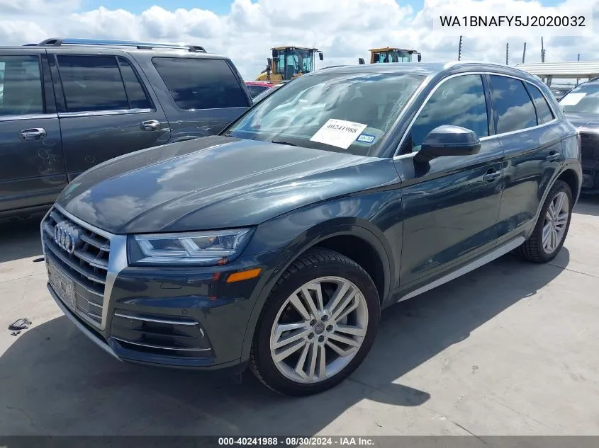 2018 Audi Q5 2.0T Premium/2.0T Tech Premium VIN: WA1BNAFY5J2020032 Lot: 40241988