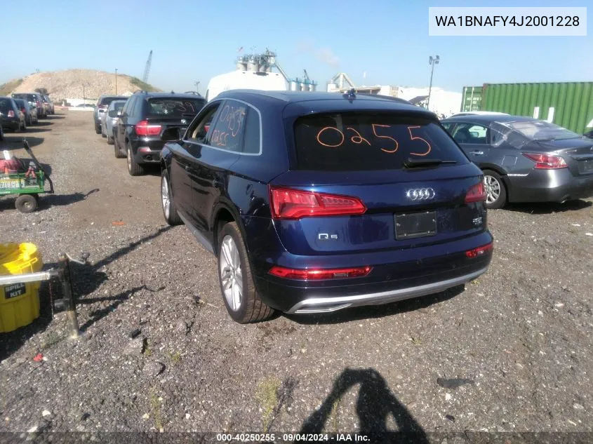 WA1BNAFY4J2001228 2018 Audi Q5 2.0T Premium/2.0T Tech Premium