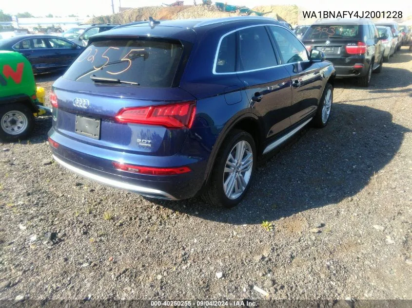 WA1BNAFY4J2001228 2018 Audi Q5 2.0T Premium/2.0T Tech Premium