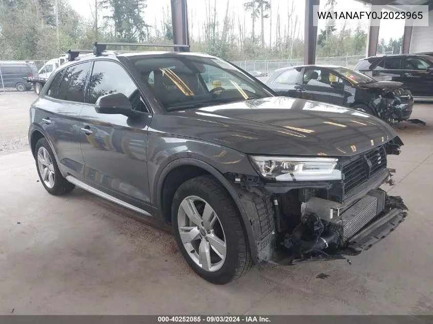 WA1ANAFY0J2023965 2018 Audi Q5 2.0T Tech Premium