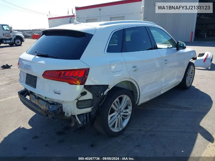 2018 Audi Q5 Premium Plus VIN: WA1BNAFY3J2133123 Lot: 40267736