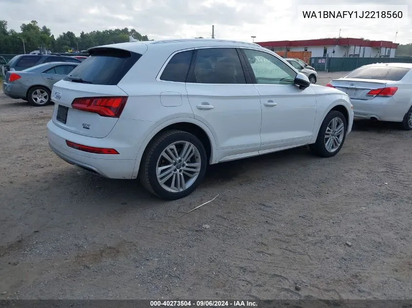 WA1BNAFY1J2218560 2018 Audi Q5 Premium Plus