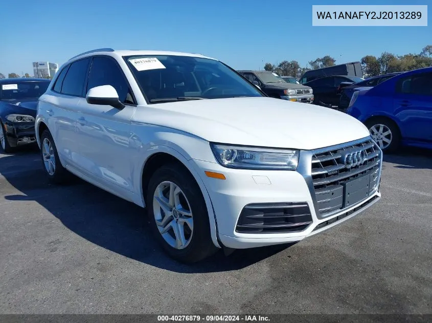 WA1ANAFY2J2013289 2018 Audi Q5 2.0T Premium/2.0T Tech Premium