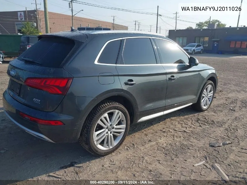 WA1BNAFY9J2011026 2018 Audi Q5 2.0T Premium