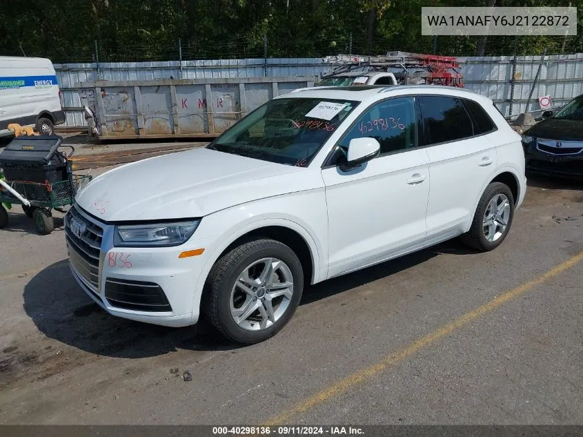 WA1ANAFY6J2122872 2018 Audi Q5 2.0T Premium/2.0T Tech Premium