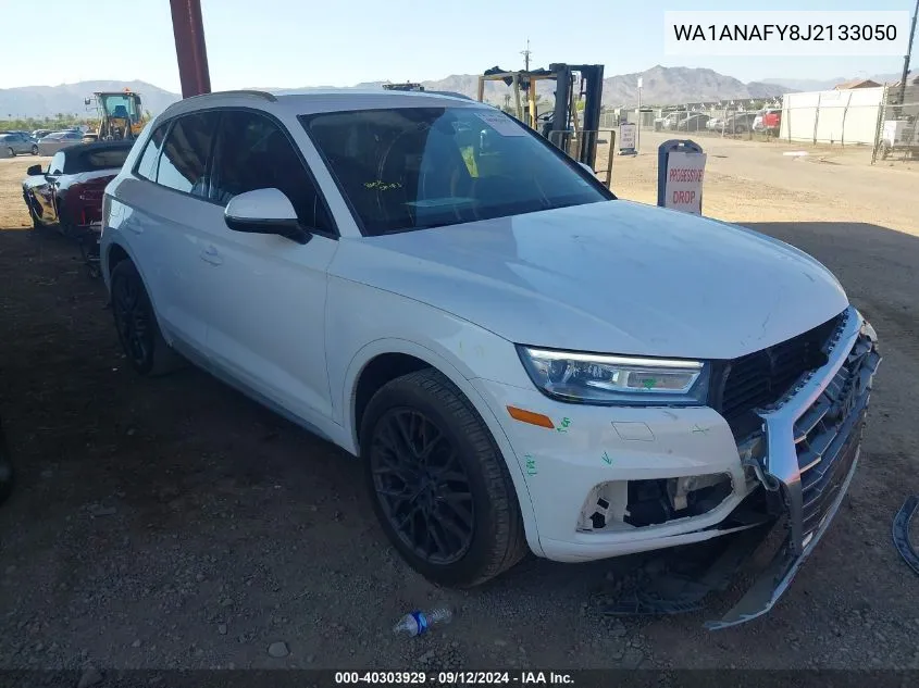 2018 Audi Q5 Premium VIN: WA1ANAFY8J2133050 Lot: 40303929