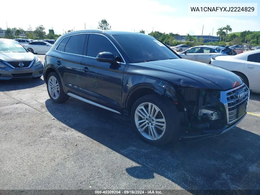 2018 Audi Q5 Prestige VIN: WA1CNAFYXJ2224829 Lot: 40309204