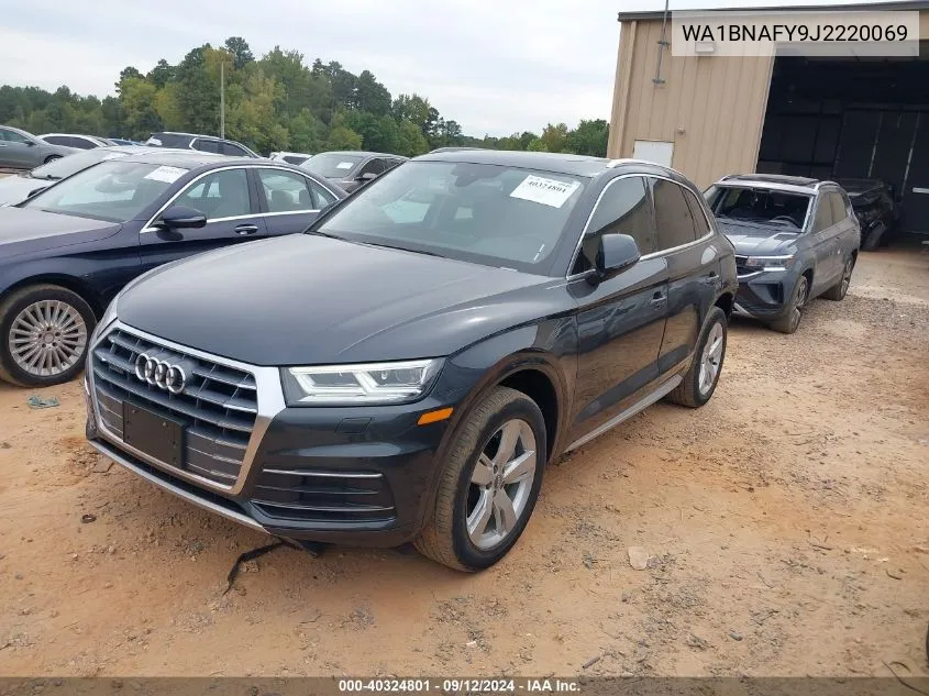 2018 Audi Q5 Premium Plus VIN: WA1BNAFY9J2220069 Lot: 40324801