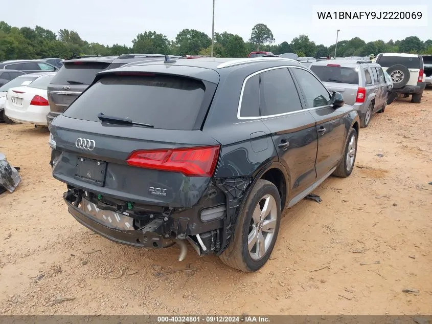 2018 Audi Q5 Premium Plus VIN: WA1BNAFY9J2220069 Lot: 40324801