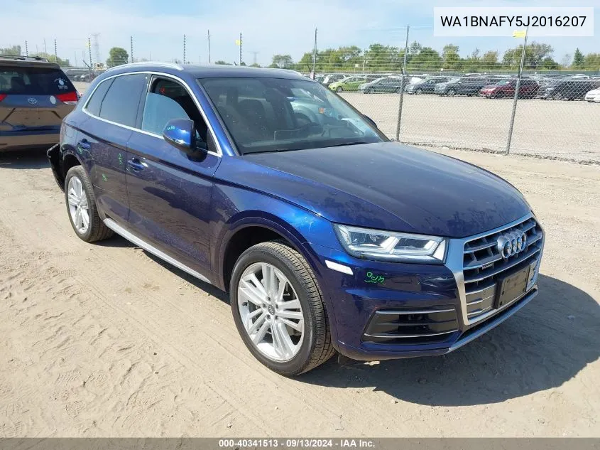 WA1BNAFY5J2016207 2018 Audi Q5 2.0T Premium/2.0T Tech Premium