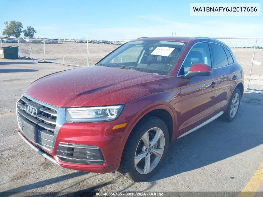 WA1BNAFY6J2017656 2018 Audi Q5 Premium Plus