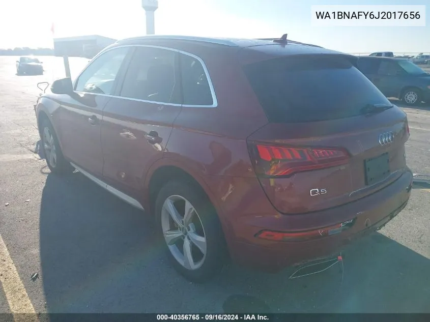 WA1BNAFY6J2017656 2018 Audi Q5 Premium Plus