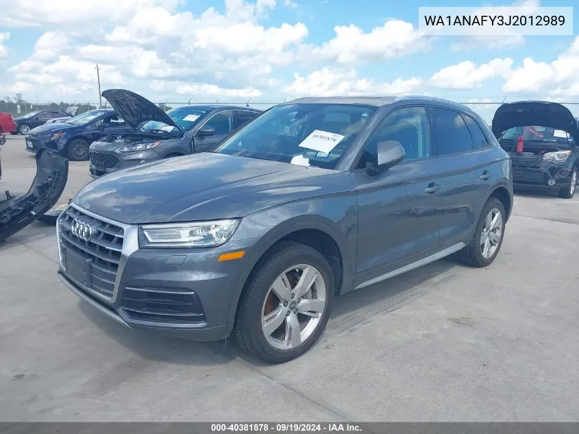 WA1ANAFY3J2012989 2018 Audi Q5 2.0T Premium/2.0T Tech Premium