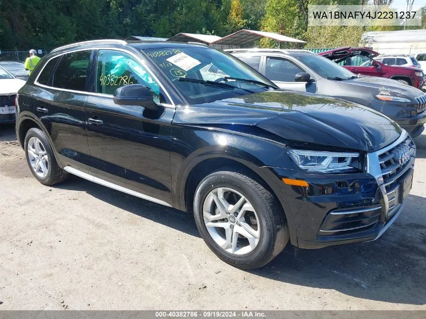 2018 Audi Q5 2.0T Premium/2.0T Tech Premium VIN: WA1BNAFY4J2231237 Lot: 40382786