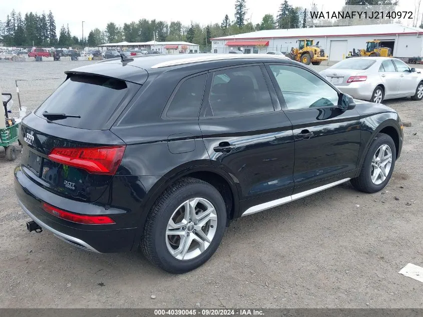 WA1ANAFY1J2140972 2018 Audi Q5 2.0T Premium/2.0T Tech Premium