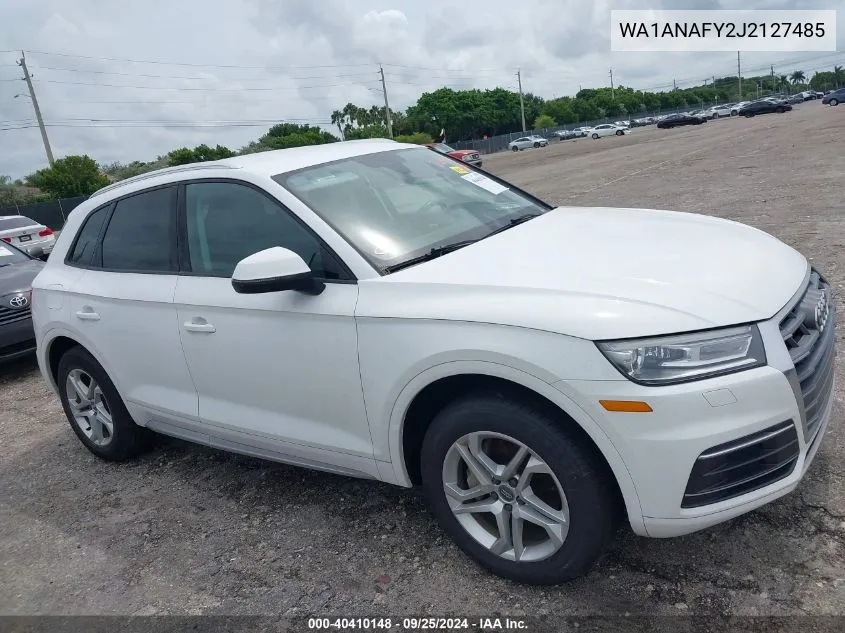 WA1ANAFY2J2127485 2018 Audi Q5 2.0T Premium/2.0T Tech Premium