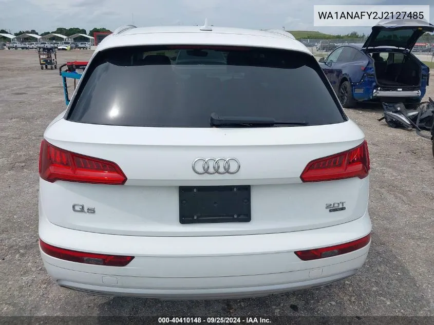 WA1ANAFY2J2127485 2018 Audi Q5 2.0T Premium/2.0T Tech Premium