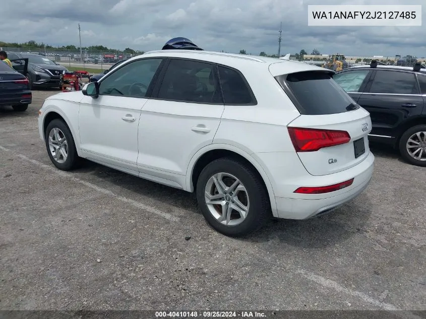 WA1ANAFY2J2127485 2018 Audi Q5 2.0T Premium/2.0T Tech Premium