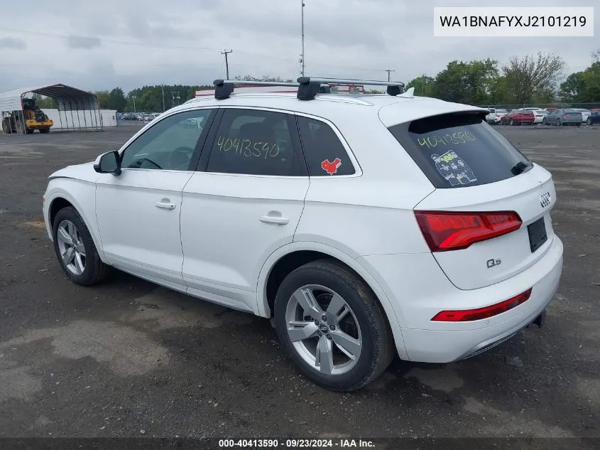 2018 Audi Q5 2.0T Premium/2.0T Tech Premium VIN: WA1BNAFYXJ2101219 Lot: 40413590